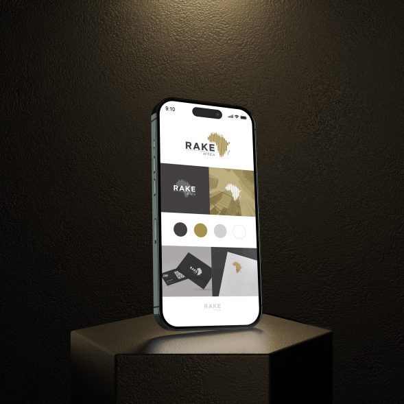 rake brand identity